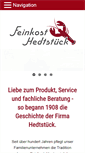 Mobile Screenshot of feinkost-hedtstueck.de